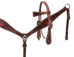 Animal Print Headstall and Breast Collar Sets