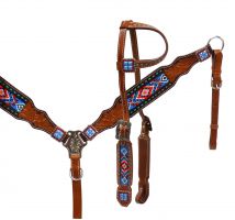 Beaded Headstall and Breast Collar Sets