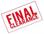 Final CLEARANCE
