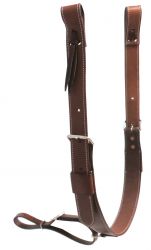 Showman PONY 1.75" wide leather back cinch with roller buckles