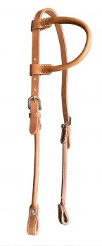 Showman One Ear Argentina Leather Headstall