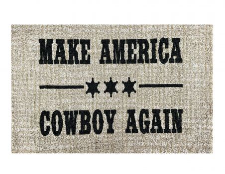27" x 18" Make America Cowboy Again Welcome mat