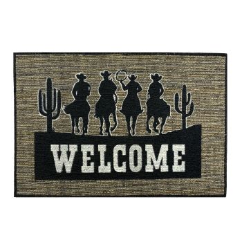 Cowboy Riders Welcome Doormat