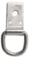 Showman stainless steel clip and dee. Dee measures 3/4" wide