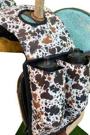 Showman Cow Print Nylon Horn Bag #2