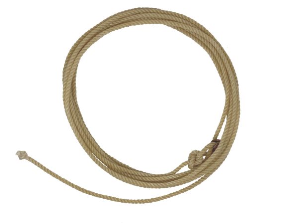 7&#47;16" X 30' Soft Lay Synthetic Lariat with Leather Burner