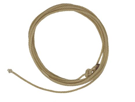 7/16" X 30' Soft Lay Synthetic Lariat with Leather Burner