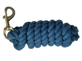 10' Cotton Lead Rope with brass snap #3