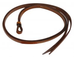 Showman 4 ft leather Over & Under whip