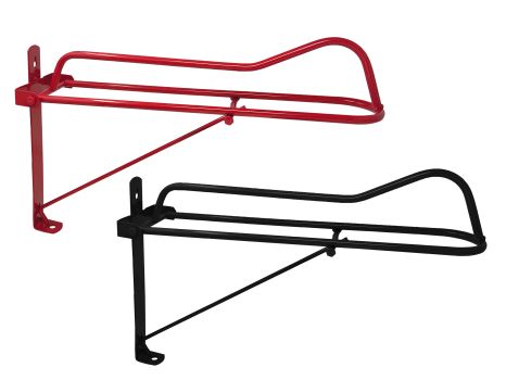 Showman Western or English collapsible wall mount saddle rack