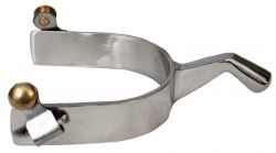 Showman stainless steel spur with blunt end