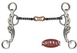 Showman 5" Twisted mouth with copper dogbone