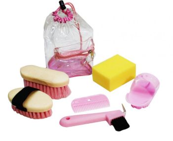 Showman kid's size 6pc grooming kit #4