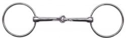 Showman chrome plated o-ring bit with 3.25" ring cheeks