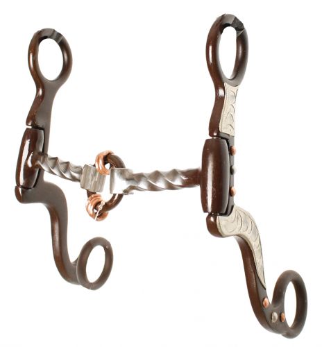 NEW HORSE TACK!! Showman Stainless Steel Wonder Bit w/ 5" Twisted Copper Mouth!