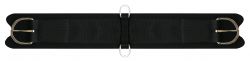 Showman felt girth with neoprene center. Girth comes complete with flat stainless steel hardware