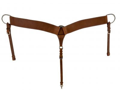 Showman Argentina Cow Leather breast collar