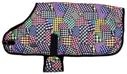 Showman XLarge Multicolored Patchwork Design Waterproof Dog Blanket