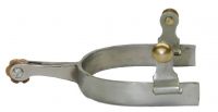 Showman stainless steel spur with .5" band