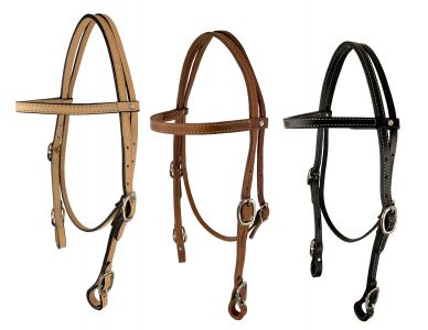 Showman Argentina Cow Leather headstall with reins