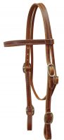 American Made Harness Leather Headstall. Made in the U.S.A