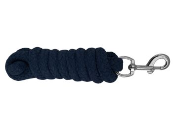 8' Braided Cotton Lead Rope with Brass Snap #3