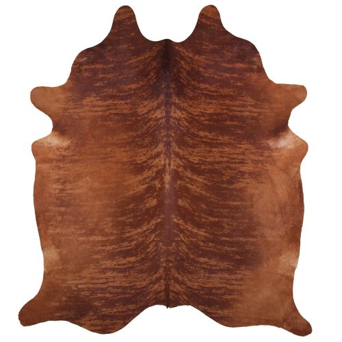 Large Brazilian Brindle hair on cowhide rug. Measures approx. 38-46 square feet #3