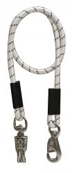 Showman 49" bungee cross tie with quick release panic snap and heavy duty bull snap