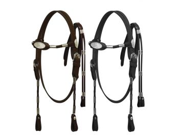 Horse size Poco headstall with reins