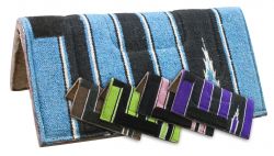 Showman 30" X 30" Navajo pad with felt bottom and suede wear leathers.  Sold in color packs of 5 only, 1 color each