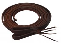 Showman 8ft X 1/2" Oiled harness leather split reins