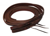 Showman 8ft X 5/8" Oiled harness leather split reins