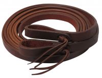 Showman 8ft X 3/4" Oiled harness leather split reins