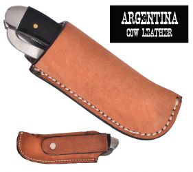 Showman Argentina Cow Leather Stitched Sheath