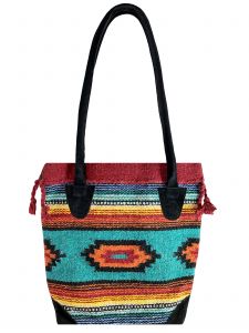 Showman Cotton/Acrylic Southwest Design Saddle Blanket Bag