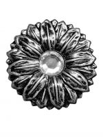 Silver Sunflower Concho with Screw