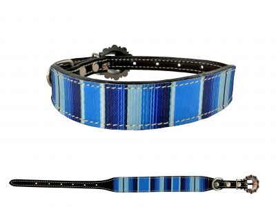 Showman Couture Dark oil leather dog collar