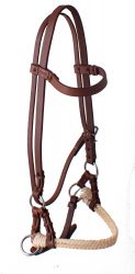 Showman Oiled Harness leather side pull