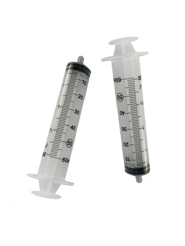 60ML (2oz) Luer Lock Syringe (no needle). Selling by Case, 25pcs