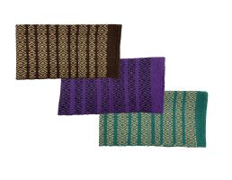 32" x 64" Double Weave Woven Saddle Blanket with Diamond Design