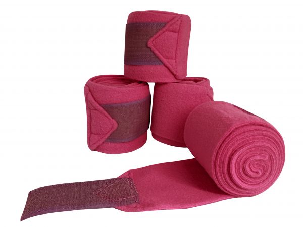 Pony fleece polo wrap. Measures 3.5" wide and 72" long. Has 2" Velcro closures. Sold in set of four #2