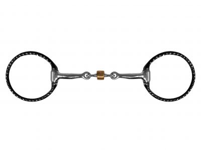 Showman Western Fixed Ring Copper Link Bit