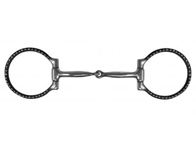 Showman Western Dotted D-Ring Single Joint Bit