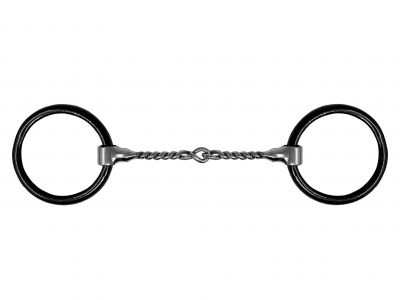 Showman Weighted loose ring stainless steel wire mouth bit