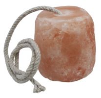 2.2LB 100% All Natural Himalayan Rock Salt with 36" rope. Packaged 20 in a case