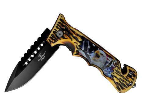 Snake Eye Tactical Spring Assist Knife - Wildlife Collection