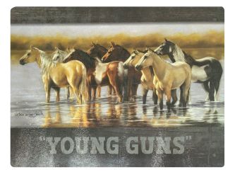 Tempered Glass Cutting Board - Young Guns