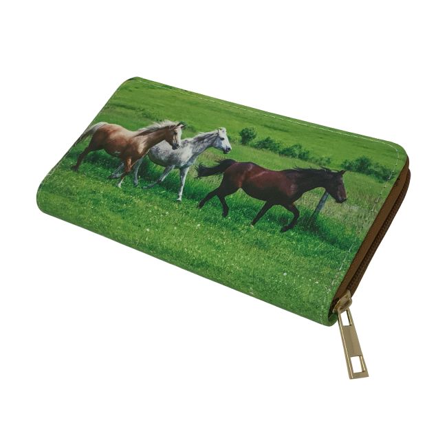 Pasture Prancers Zip Around Wallet #2