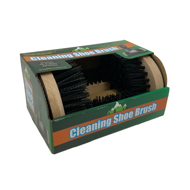 Heavy Duty Wooden Boot and Shoe Cleaning Brush #2