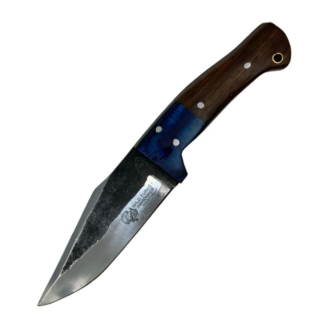 Wild Turkey Handmade Collection High Carbon Steel Fix Blade Knife #2